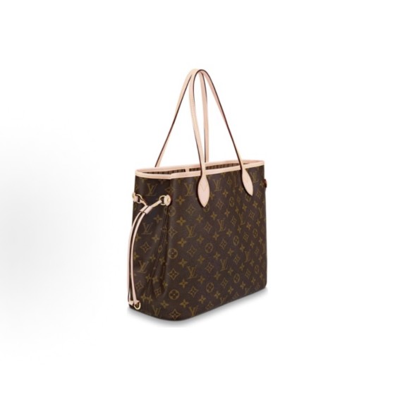 LOUIS VUITTON LV NEVERFULL MM ⼦⺟包   棕⾊浅褐⾊  bag within a bag